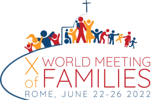 The official logo of the 2022 World Meeting of Families in Rome. Diocese of Rome.